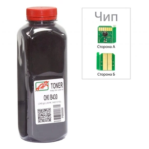Тонер AHK OKI B430 240г + chip (1401338) зображення 1