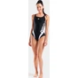 Купальник Arena Stripeflo Swimsuit Swim Pro Ba 011175-551 чорний, білий 42 (3468337721543) - зменшене зображення 2
