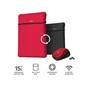 Чохол до ноутбука Trust 15.6" Yvo Mouse & Sleeve Red + mouse (23455) - зменшене зображення 11