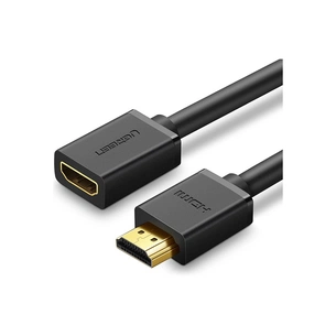Кабель мультимедійний HDMI M to HDMI F 0.5m HD107 black UGREEN (10140) зображення 1