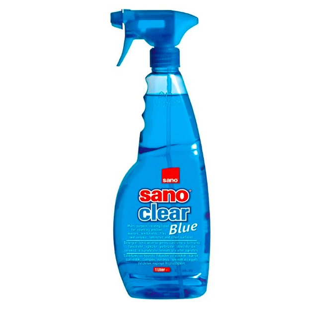 Средство для мытья стекла Sano Clear Blue 1 л (7290005425646) - изображение 1