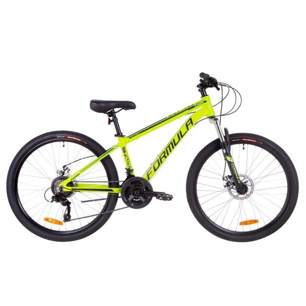Велосипед Formula 26" THOR 2.0 2019 AM 14G DD рама-14" Al салатно-чорний (OPS-FR-26-272) - изображение 1