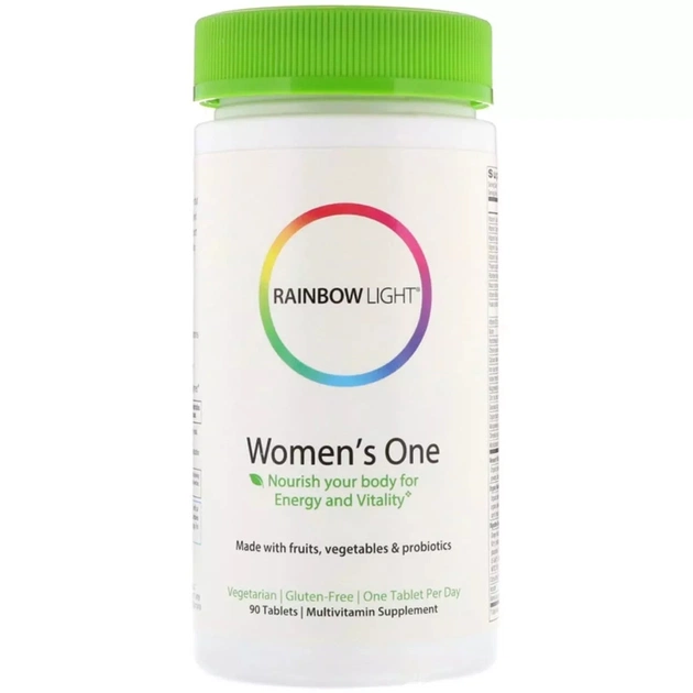 Вітамінно-мінеральний комплекс Rainbow Light Мультивітаміни для жінок, Women's One, 90 таблеток (RLT10882) - изображение 1