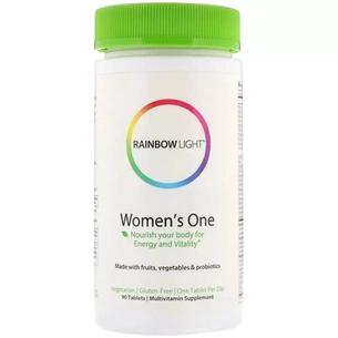 Вітамінно-мінеральний комплекс Rainbow Light Мультивітаміни для жінок, Women's One, 90 таблеток (RLT10882) зображення 1