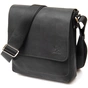 Сумка Grande Pelle Шкіряна чоловіча Чорна (11431) - зменшене зображення 1