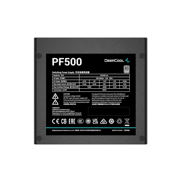 Блок живлення Deepcool 500W PF500 (R-PF500D-HA0B-EU) - зображення 3