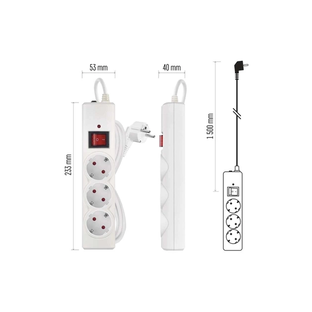 Мережевий подовжувач EMOS P54213 - picture 12