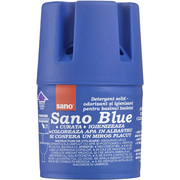 Средство для чистки унитаза Sano Blue 150 г (7290000287607) - изображение 1