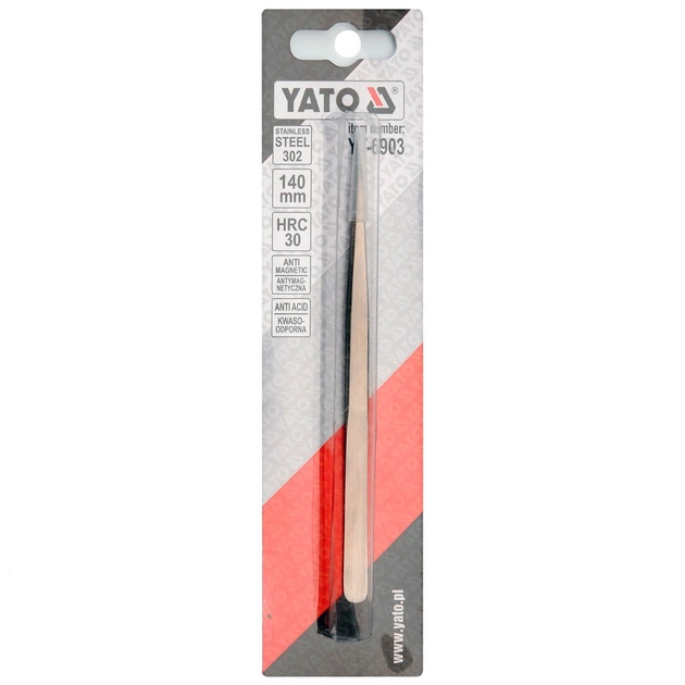 Пінцет Yato прямий (YT-6903) - picture 2