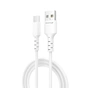 Дата кабель USB 2.0 AM to USB-C 1.0m 3A white Grand-X (PC-05W) - зменшене зображення 2