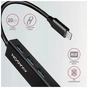 Концентратор AXAGON USB-C to 3xUSB-A + RJ45 0.2m metal black (HMC-GL3A) - зменшене зображення 5