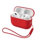Чехол для наушников Armorstandart Silicone Case with straps For Apple AirPods Pro 3 Red (ARM91285) - уменьшенное изображение 1