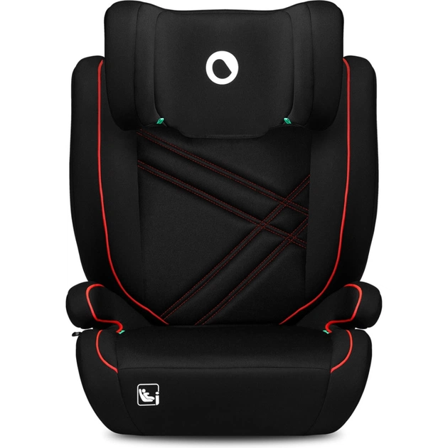 Автокрісло Lionelo Hugo I-Size Sporty Black чорне з червоним (LO-HUGO I-SIZE SPORTY BLACK) - зображення 4