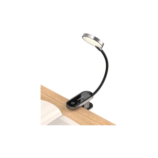 Настольная лампа Baseus Comfort Reading Mini Clip Lamp with battery Dark Gray (DGRAD-0G) - изображение 4