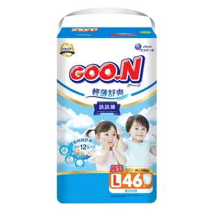 Підгузки GOO.N Slim & Comfortable Розмір 4 L 9-14 кг 46 шт (21001092) зображення 1