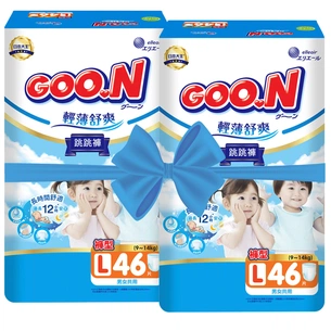Підгузки GOO.N Slim & Comfortable Розмір 4 L 9-14 кг 46 шт (21001092) зображення 1