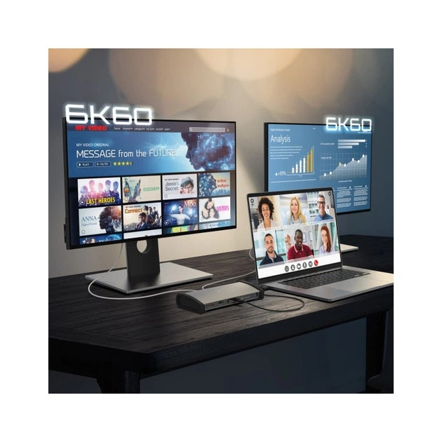 Порт-реплікатор J5create Dock-Station USB-C 11-in-1 (Thunderbolt/PD/картридер/USB-A/USB-C) (JTD562-EN) - picture 6