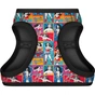 Шлея для собак WAUDOG Clothes з QR паспортом "Диво-жінка комікс" S2 (1012-4009) - зменшене зображення 2