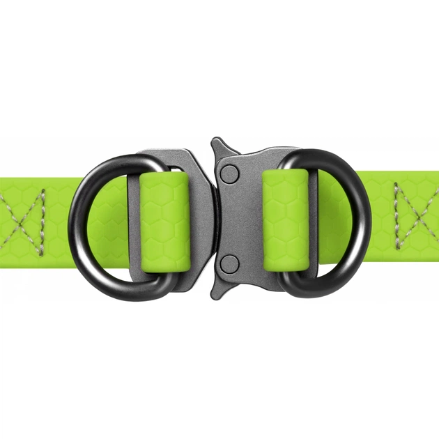 Шлея для собак WAUDOG Waterproof з QR-паспортом XS Ш 15 мм Д 30-39 см салатова (27635) - picture 3