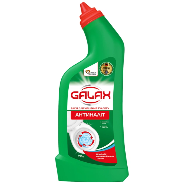 Засіб для чищення унітазу Galax Антиналіт 750 г (4262396145369) - зображення 1