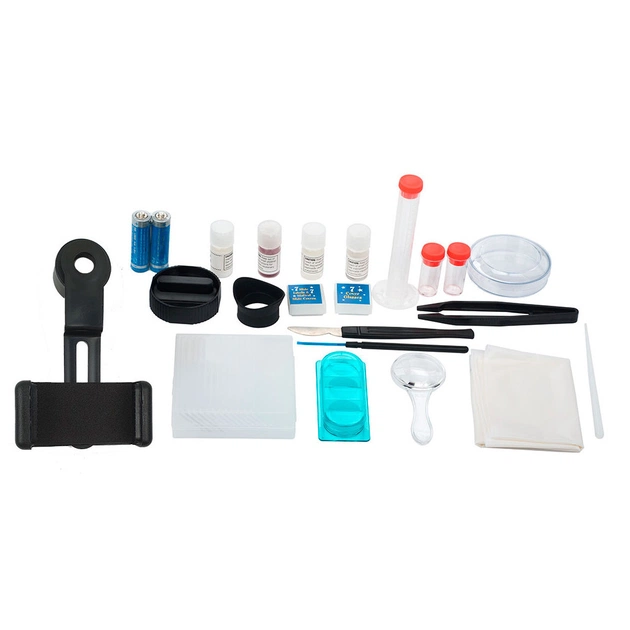 Мікроскоп Sigeta Mixi з адаптером для смартфона 40x-640x Blue (65911) - picture 5