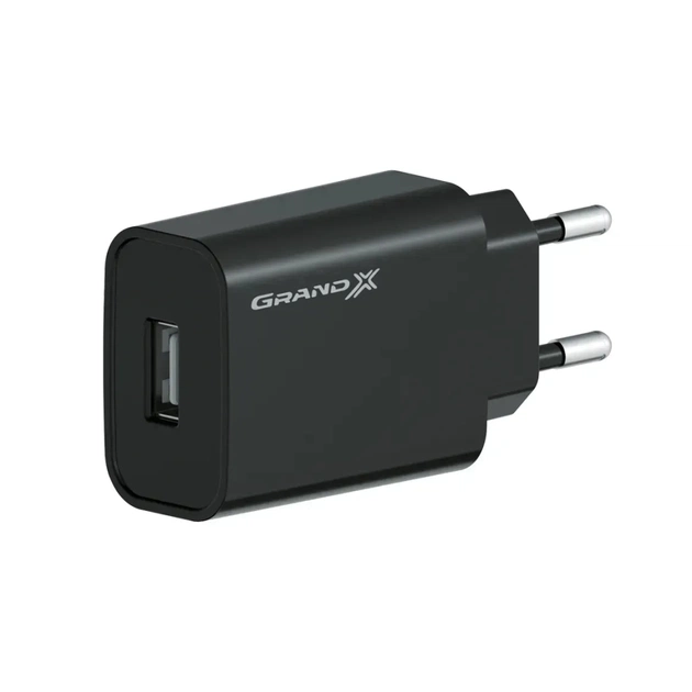 Зарядний пристрій Grand-X Quick Charge QС3.0 3.6V-6.5V 3A, 6.5V-9V 2A, 9V-12V 1.5A USB (CH-550B) - зображення 1