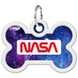 Адресник для тварин WAUDOG Smart ID з QR паспортом "NASA21", кістка 40х28 мм (0640-0148) - уменьшенное изображение 2