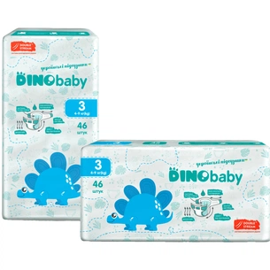 Підгузки Dino Baby Розмір 3 (4-9 кг) 46 шт (4823098410607) зображення 1