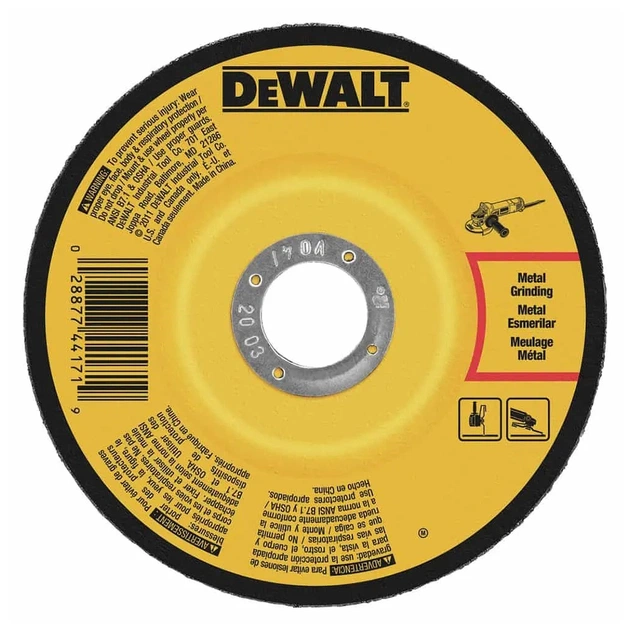 Круг зачистной DeWALT черный/цветной металл, 230х6.0х22.23 мм (DW4549AIA) - изображение 1