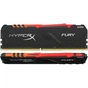 Модуль пам'яті для комп'ютера DDR4 32GB (2x16GB) 3200 MHz HyperX Fury Black Kingston Fury (ex.HyperX) (HX432C16FB3AK2/32) - уменьшенное изображение 2