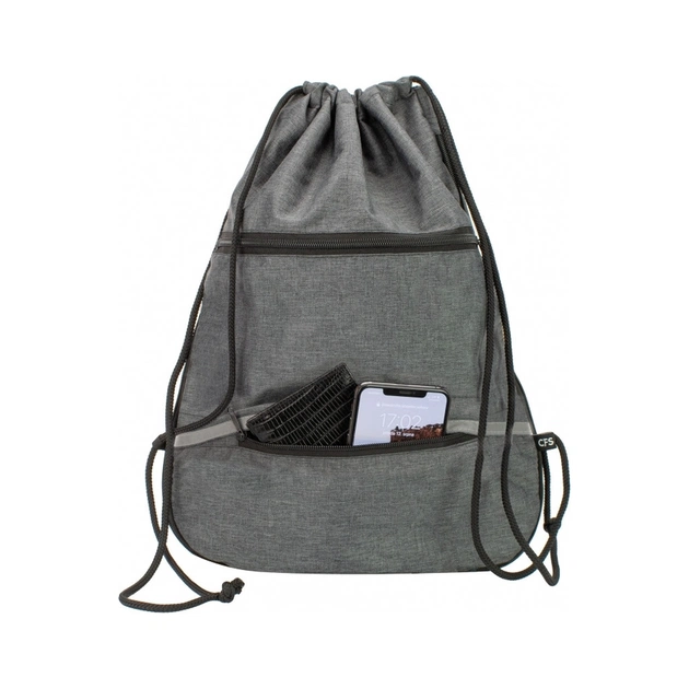 Сумка для взуття Cool For School з 2 блискавками з розширенням унісекс чорна (CF85759-01) - picture 2