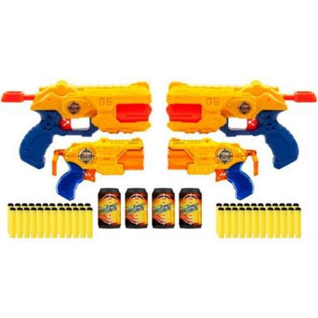 Іграшкова зброя Zuru X-Shot Скорострільний бластер Excel Combo Pack 4 шт (36129Z) - зображення 1