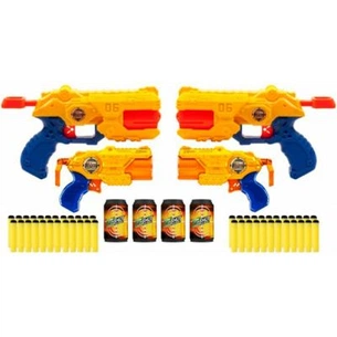 Іграшкова зброя Zuru X-Shot Скорострільний бластер Excel Combo Pack 4 шт (36129Z) зображення 1