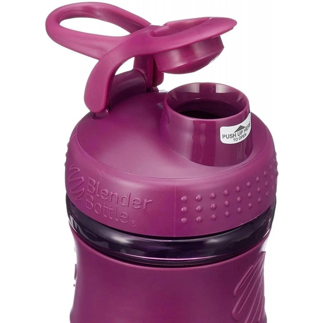 Шейкер спортивний BlenderBottle SportMixer 590ml Plum ORIGINAL (SM 20oz Plum) - picture 3