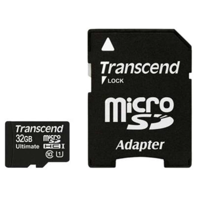 Карта пам'яті Transcend 32GB microSDHC class 10 UHS-I Ultimate (TS32GUSDHC10U1) - зображення 1