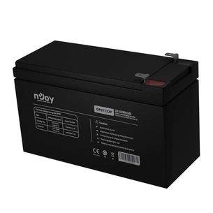 Акумуляторна батарея Njoy GP07122F 12V 7AH (BTVACGUOBTD2FCN01B) AGM зображення 1