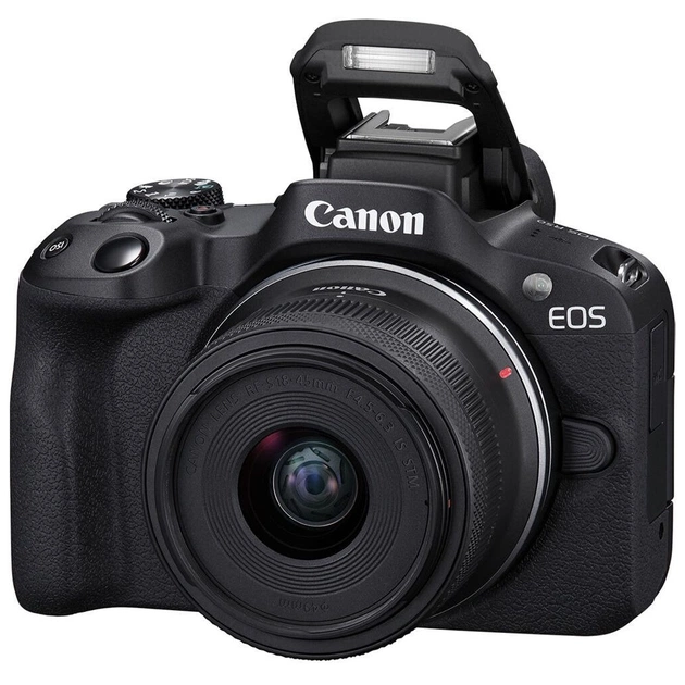 Цифровий фотоапарат Canon EOS R50 + RF-S 18-45 IS STM + RF 75-300 Black (5811C150BA) - picture 8