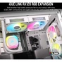 Кулер до корпусу Corsair iCUE Link RX120 RGB PWM White Triple Pack (CO-9051022-WW) - зменшене зображення 5
