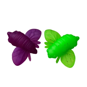 Силикон рыболовный Reflex Жук Color mix 2шт Фіолетово-салатовий (7407000002738) изображение 1