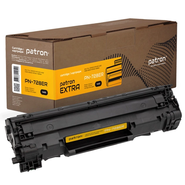 Картридж Patron CANON 728 Extra (PN-728ER) - зображення 1