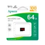Карта пам'яті Apacer 64GB microSD class 10 UHS-I V10 A1 (AP64GMCSX10UB-RA) - зменшене зображення 2