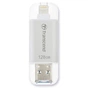 USB флеш накопичувач Transcend 128GB JetDrive Go 300 Silver USB 3.1 (TS128GJDG300S) - зменшене зображення 1