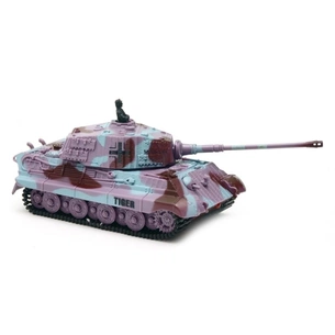 Радіокерована іграшка Great Wall Toys Танк мікро 1:72 King Tiger зі звуком (фіолетовий, 35MHz) (GWT2203-2) зображення 1