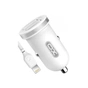 Зарядний пристрій XO 2xUSB 2.1A + cable USB to Lightning white (TZ08-L-WH) - зменшене зображення 1