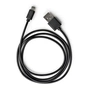 Дата кабель USB 2.0 AM to Micro 5P PVC 1m black Vinga (VCPDCM1BK) - уменьшенное изображение 1