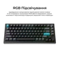 Клавіатура Keychron Q1 Ultra Keychron Red Switch RGB UA Black (Q1U-M1-UA) - зменшене зображення 15