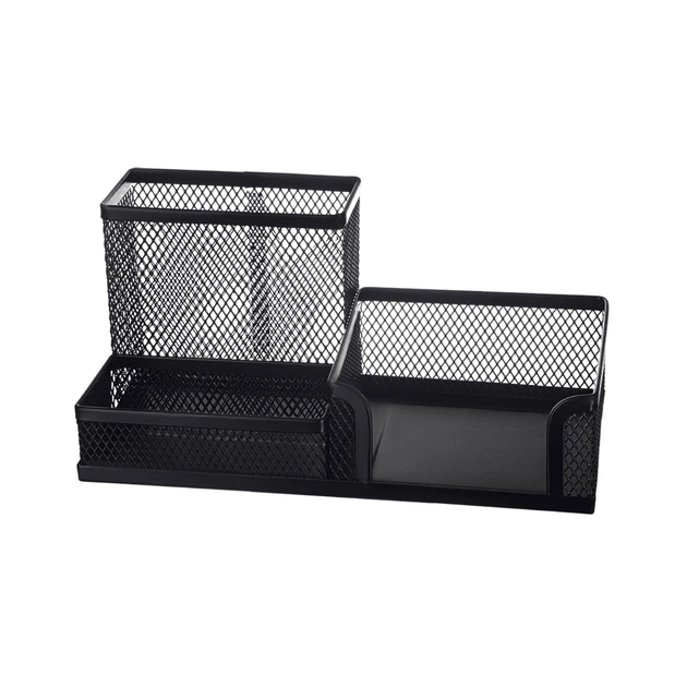 Подставка для мелочей Buromax 200 x 100 x 100 мм, металлическая, черная (BM.6247-01) - изображение 1