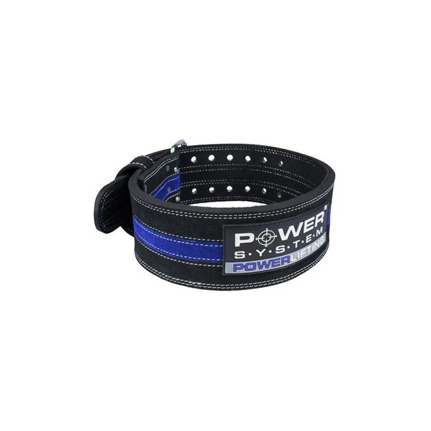 Атлетичний пояс Power System Power Lifting PS-3800 Black/Blue Line M (PS-3800_M_Black_Blue) - изображение 1