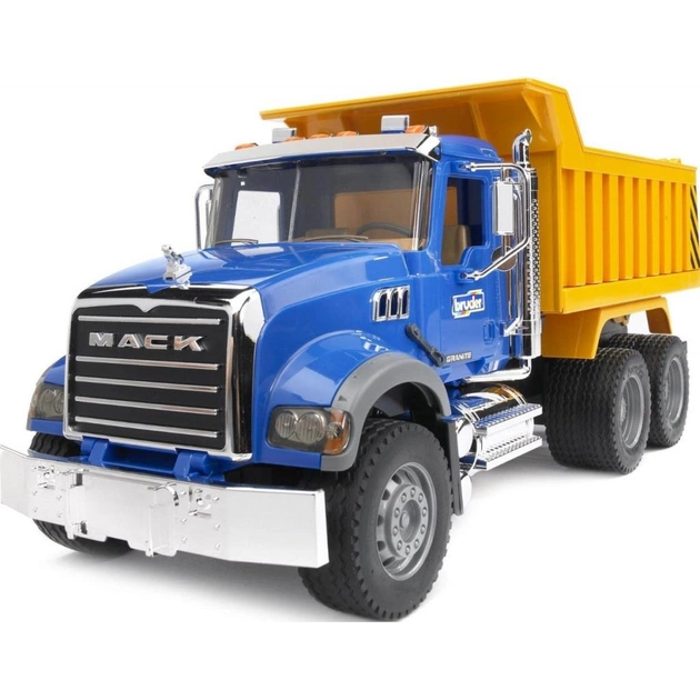 Масштабная модель автомобиля Bruder самосвал Mack Granite, 1:16 (02815) - изображение 1