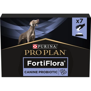 Пробіотична добавка для тварин Purina Pro Plan Canine Probiotic FortiFlora 7х1 г (8445290041210) изображение 1